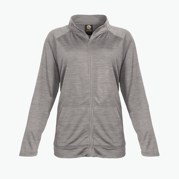 #L250 / Imperial Space Dye Women’s Full Zip Mock-Neck Jacket