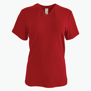 #V171 / Velvet Jersey Women’s V-Neck Tee