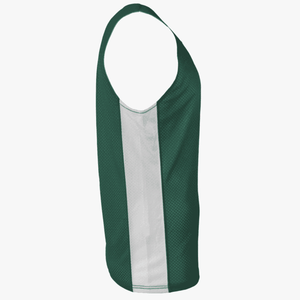 #B110 / Core Mesh Men's Reversible Tank Top (White Panels)