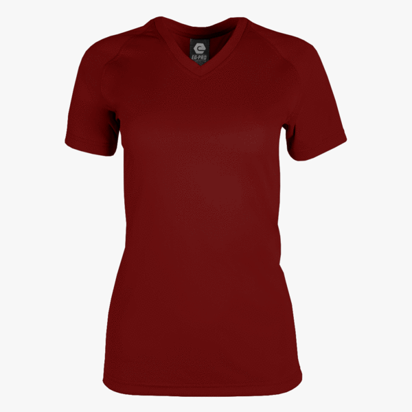 #E117 / Basic Training Women's V-Neck Raglan Tee