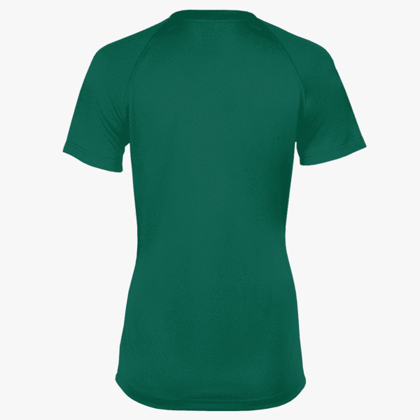 #E117 / Basic Training Women's V-Neck Raglan Tee