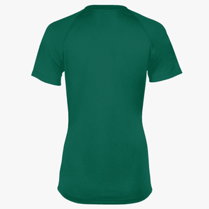 #E117 / Basic Training Women's V-Neck Raglan Tee