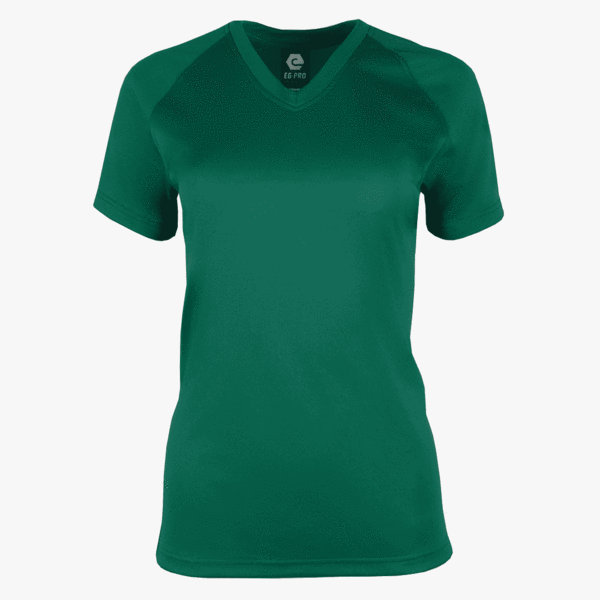 #E117 / Basic Training Women's V-Neck Raglan Tee