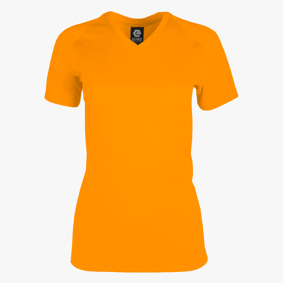 #E117 / Basic Training Women's V-Neck Raglan Tee