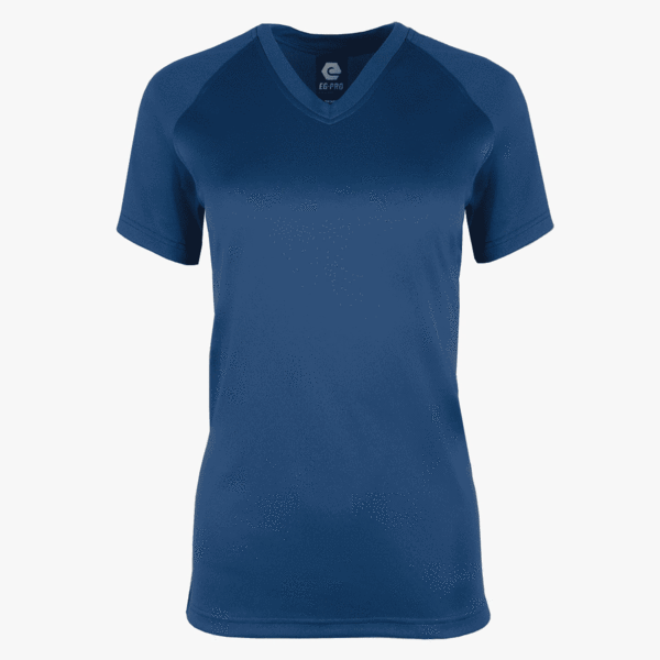 #E117 / Basic Training Women's V-Neck Raglan Tee