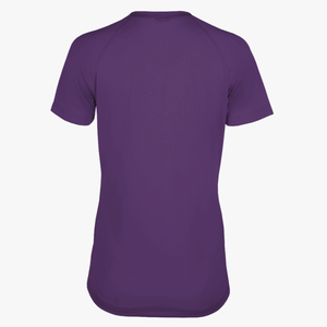 #E117 / Basic Training Women's V-Neck Raglan Tee