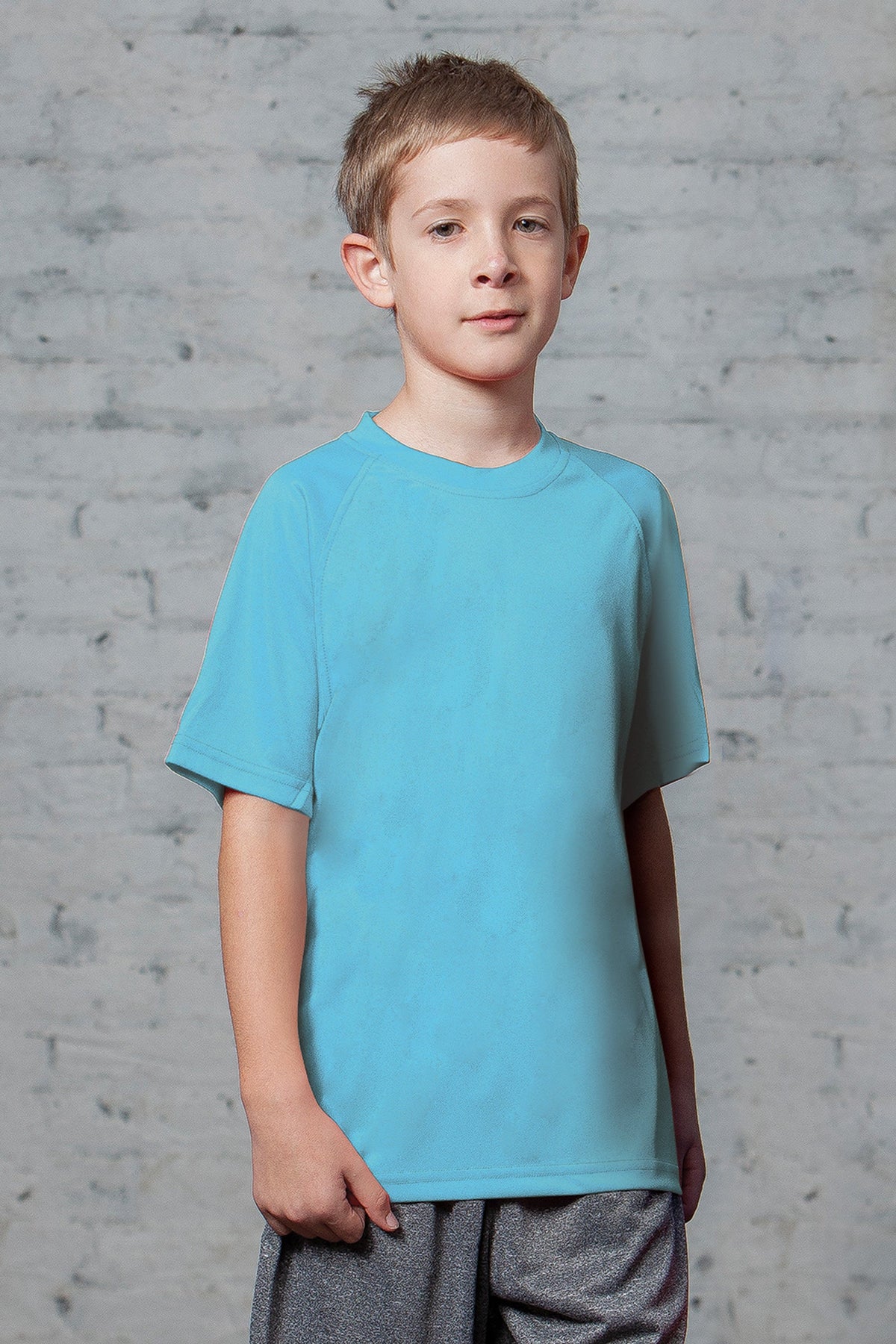 #E118Y / Basic Training Youth Crew Neck Raglan Tee