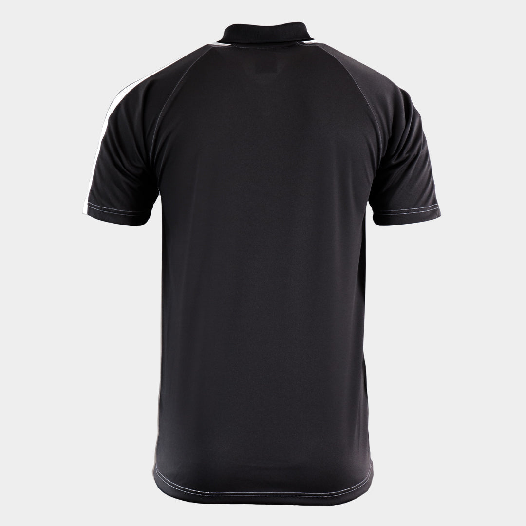 #E127 / Basic Training Men's Striped Polo with Contrast Stitching