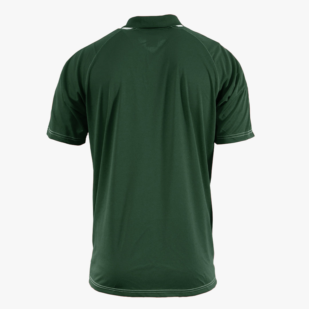 #E127 / Basic Training Men's Striped Polo with Contrast Stitching