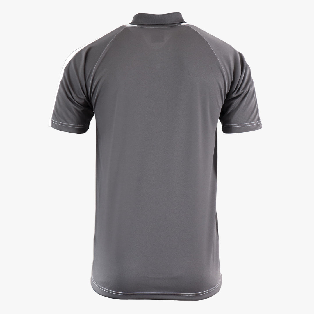 #E127 / Basic Training Men's Striped Polo with Contrast Stitching