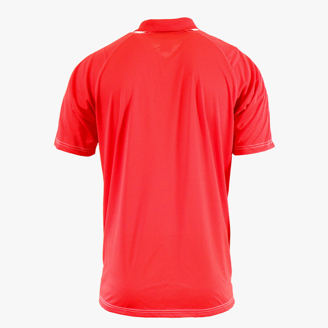 #E127 / Basic Training Men's Striped Polo with Contrast Stitching