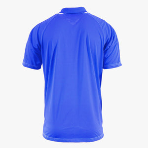 #E127 / Basic Training Men's Striped Polo with Contrast Stitching