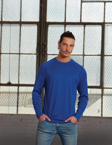 #E131 / Basic Training Men's L/S Crew Neck Raglan Tee