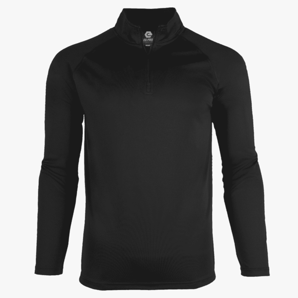 Long Sleeve Gym Fitness Men's Zipper Stand Collar T Shirt - Men's