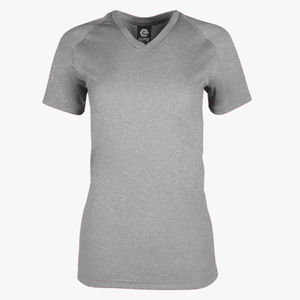 #F103 / Titanium Heather Women's V-Neck Tee