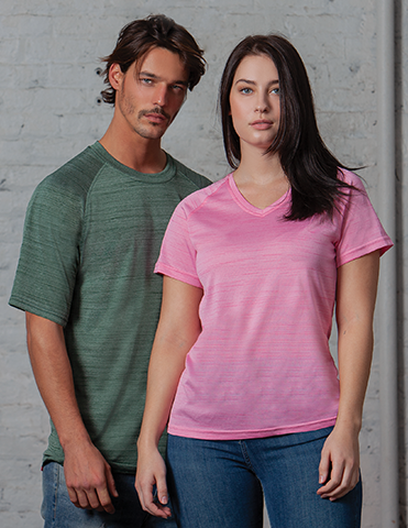 #G104 / Defender Heather Men's Crew Neck Tee