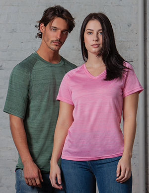 #G104 / Defender Heather Men's Crew Neck Tee