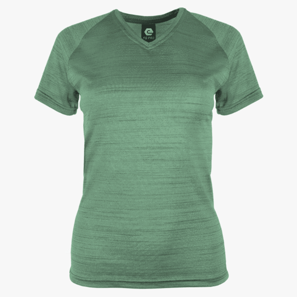 #G122 / Defender Heather Women's V-Neck Tee