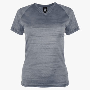 #G122 / Defender Heather Women's V-Neck Tee