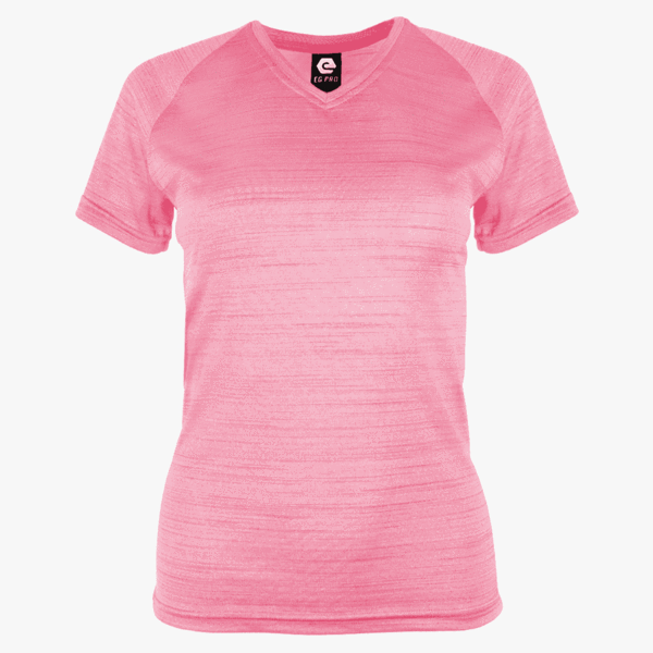 #G122 / Defender Heather Women's V-Neck Tee