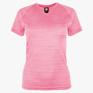 #G122 / Defender Heather Women's V-Neck Tee