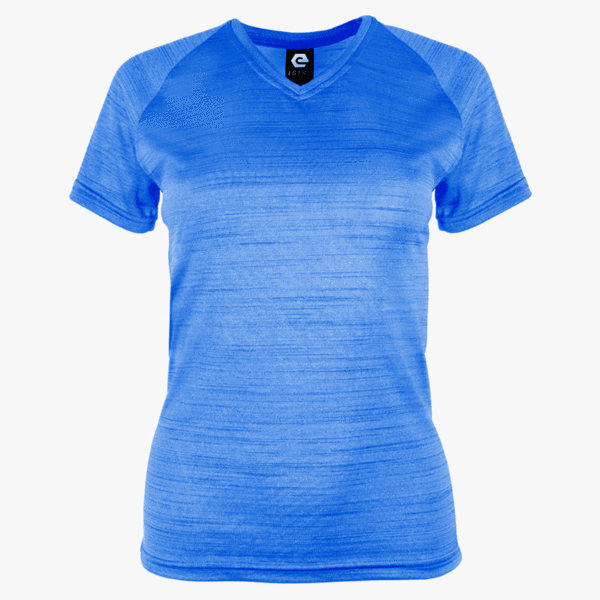 #G122 / Defender Heather Women's V-Neck Tee