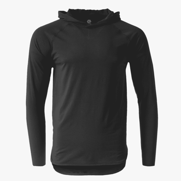 #H212 / Varsity Lightweight Droptail Long Sleeve Hoodie (Unisex)
