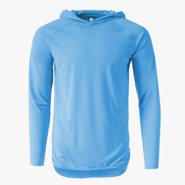 #H212 / Varsity Lightweight Droptail Long Sleeve Hoodie (Unisex)