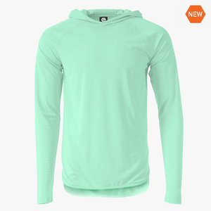 #H212 / Varsity Lightweight Droptail Long Sleeve Hoodie (Unisex)