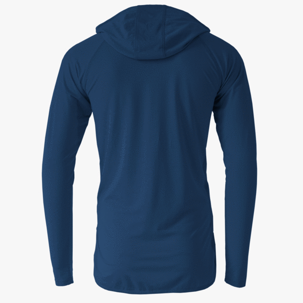#H212 / Varsity Lightweight Droptail Long Sleeve Hoodie (Unisex)