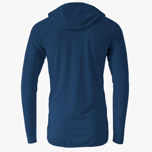 #H212 / Varsity Lightweight Droptail Long Sleeve Hoodie (Unisex)