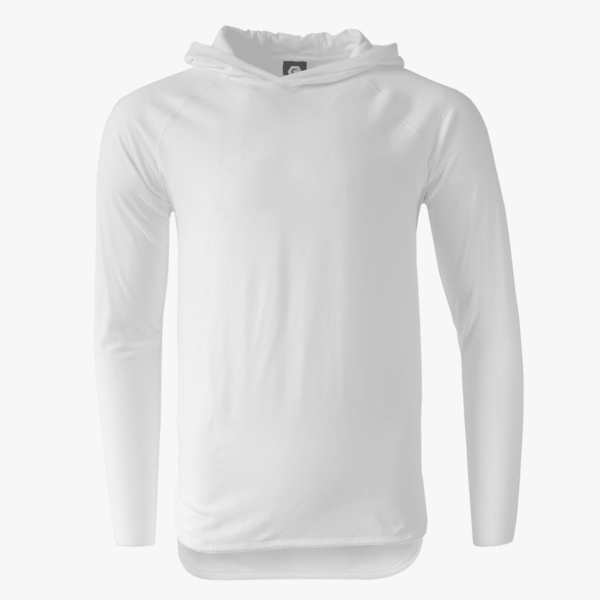#H212 / Varsity Lightweight Droptail Long Sleeve Hoodie (Unisex)