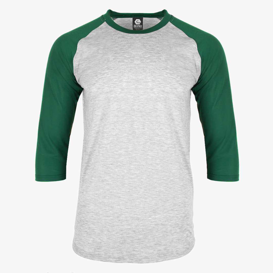 #H214 / Varsity Men's 3/4 Sleeve Baseball Tee