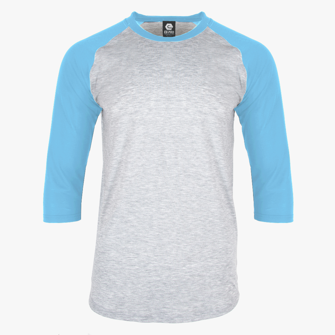 #H214 / Varsity Men's 3/4 Sleeve Baseball Tee