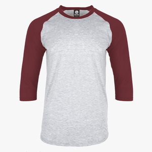 #H214 / Varsity Men's 3/4 Sleeve Baseball Tee