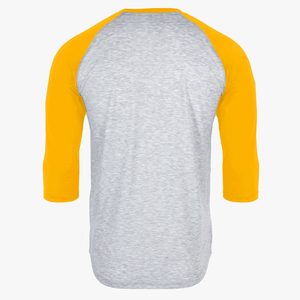 #H214 / Varsity Men's 3/4 Sleeve Baseball Tee