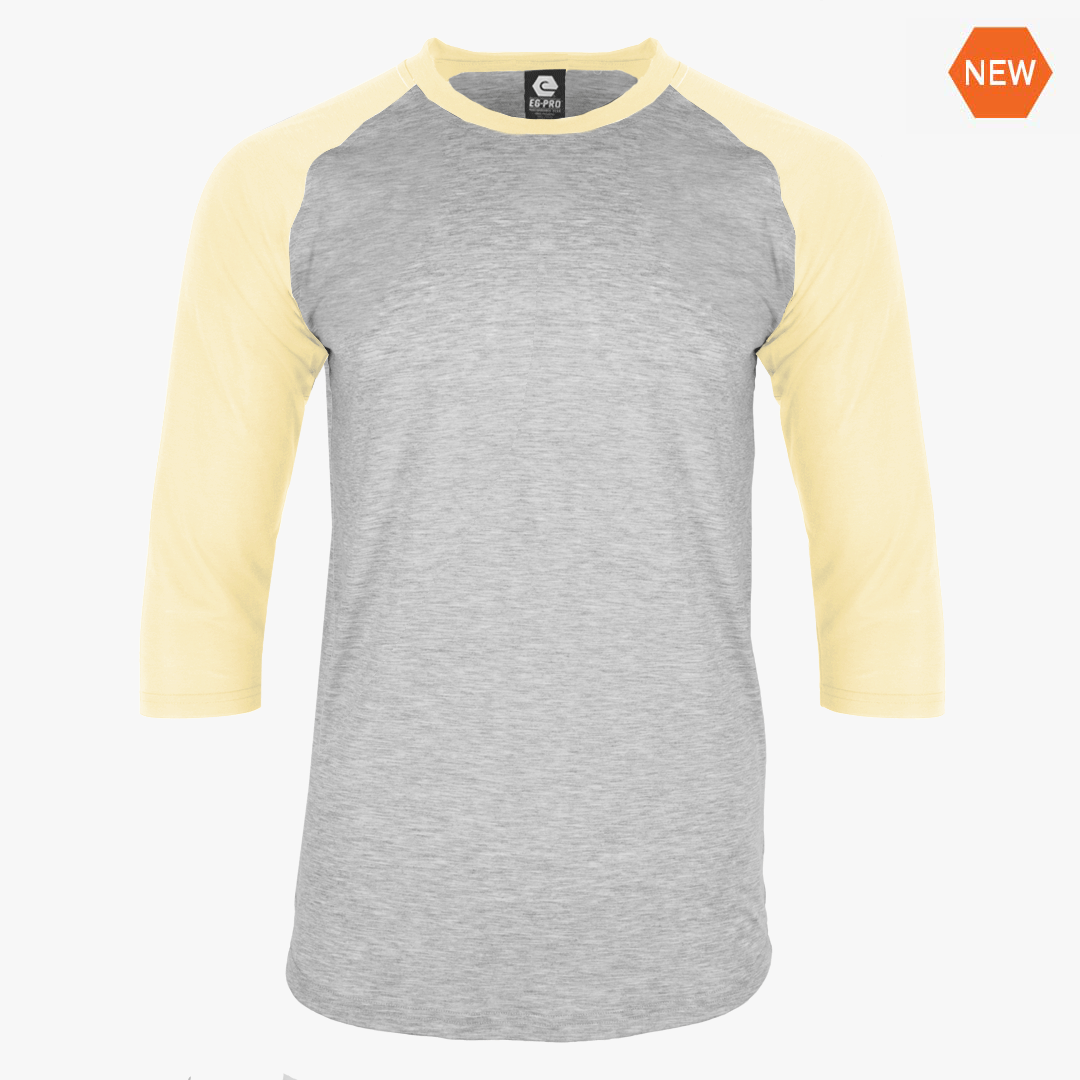#H214 / Varsity Men's 3/4 Sleeve Baseball Tee