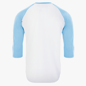 #H215 - Varsity Men's 3/4 Sleeve Baseball Tee White Body