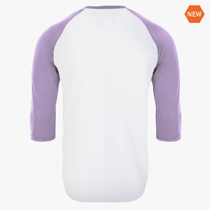 #H215 - Varsity Men's 3/4 Sleeve Baseball Tee White Body