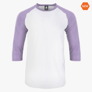 #H215 - Varsity Men's 3/4 Sleeve Baseball Tee White Body
