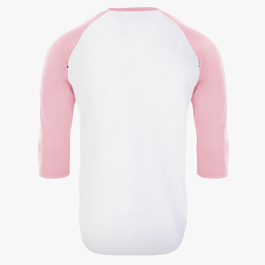#H215 - Varsity Men's 3/4 Sleeve Baseball Tee White Body