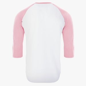 #H215 - Varsity Men's 3/4 Sleeve Baseball Tee White Body