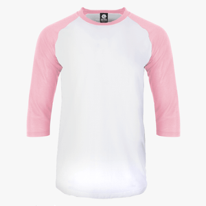 #H215 - Varsity Men's 3/4 Sleeve Baseball Tee White Body