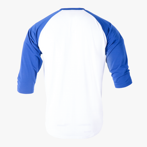 #H215 - Varsity Men's 3/4 Sleeve Baseball Tee White Body