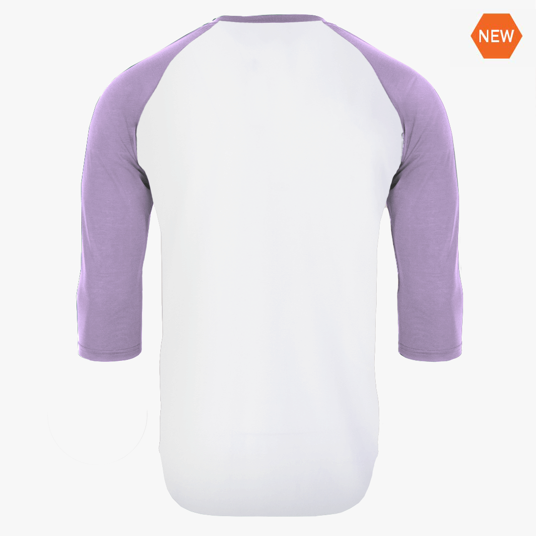 #H227Y / Varsity Youth 3/4 Sleeve Baseball Tee White Body