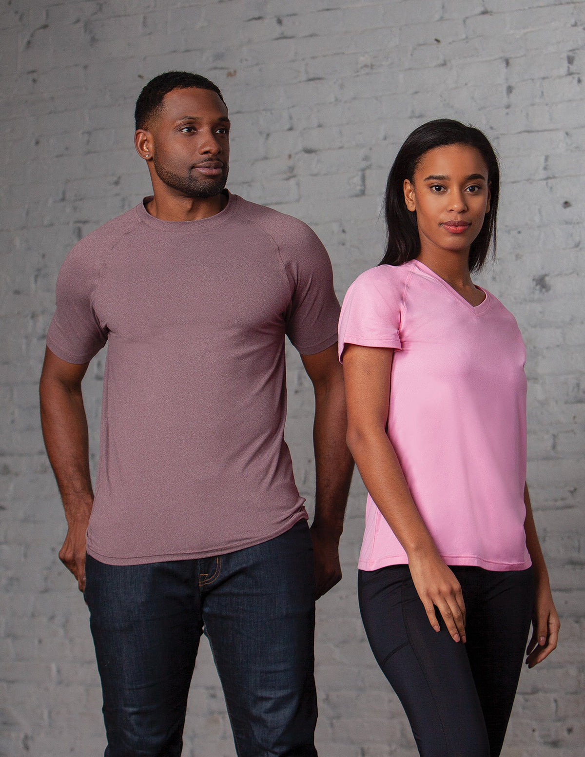 #K124 / Evo Heather Men's Crew Neck Tee