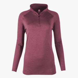 #L216 / Imperial Space Dye Women's Long Sleeve 1/4 Zip