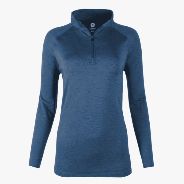 #L216 / Imperial Space Dye Women's Long Sleeve 1/4 Zip