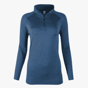 #L216 / Imperial Space Dye Women's Long Sleeve 1/4 Zip