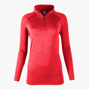 #L216 / Imperial Space Dye Women's Long Sleeve 1/4 Zip